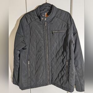 Surplus Men’s Jacket Full Zip Coat Quilted Puffer Size Large